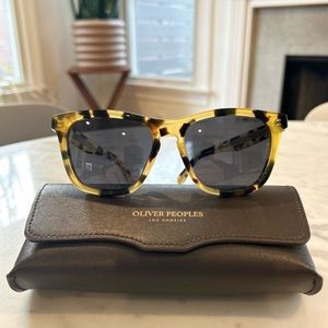 Oliver Peoples Lynes Sun Tortoise 2023 glass lenses